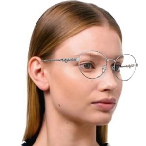 BRAND NEW VOGUE EYEWEAR GLASSES comes with case and Vogue eyewear bag - silver